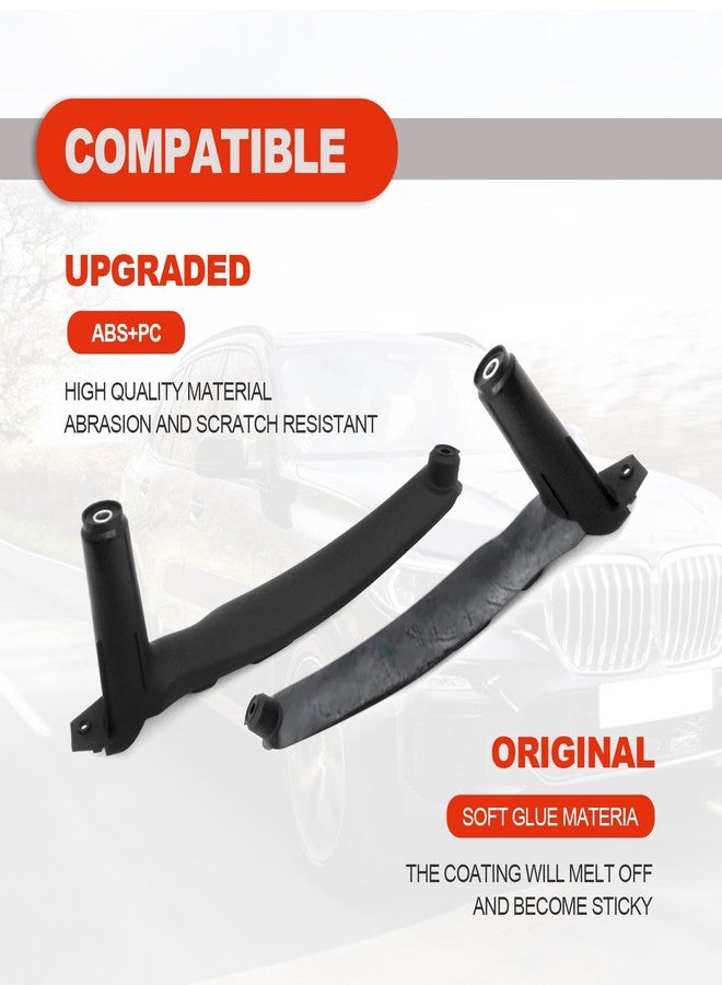 RBOKO Right Inner Door Panel Handle Pull Trim Cover Compatible with BMW E70 X5 2008-2013 and BMW E71/E72 X6 2008-2014, Part Number: 51416969404 (Black) - Image 5